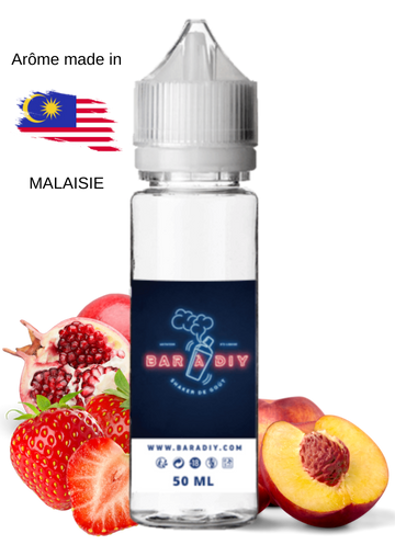E-liquide Pomagranate x Peach x Strawberry de CrazyMix | Bar à DIY®