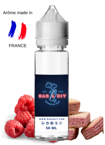E-liquide Gaufrette Framboise by Les Bêtises du Coq® de Le Coq qui Vape® | Bar à DIY®