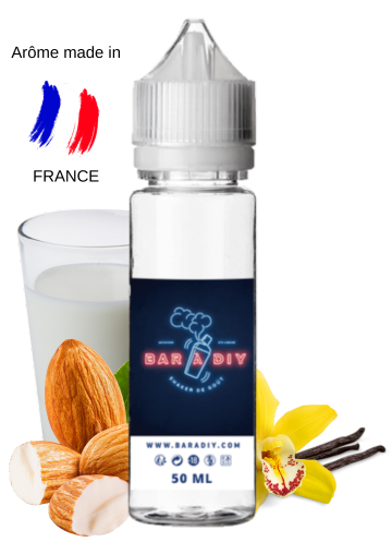 E-liquide Lait d'Amande Vanille milky de Le Coq qui Vape® | Bar à DIY®