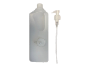 1L PE Square Bottle with Handle