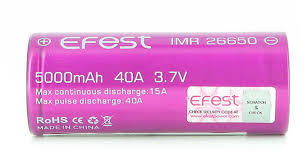 Accu EFEST 26650 5000 mAh 15A
