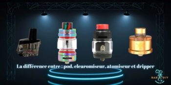 Electronic cigarettes : Pods, Clearomizer, Atomizer and Dripper