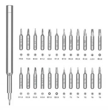 Kit of 11 screwdrivers