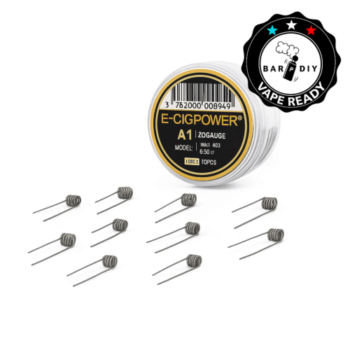 Pack of 10 coils Fumytech Clapton SS316 26GA+34GA 0,4Ω
