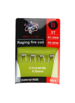 Pack de 4 coils Raging Fire Ni80