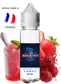E-Liquide assemblé avec l'arôme concentré Framboise Fraise de la gamme Granita® soft de Alfaliquid® | Bar à DIY®