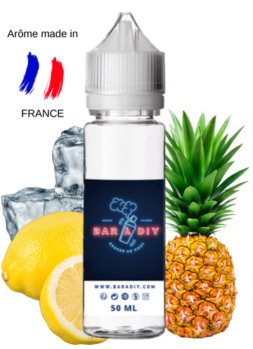 E-liquide Les Fruits d'Eden Ananas Citron Glacé de Le Coq qui Vape® | Bar à DIY®