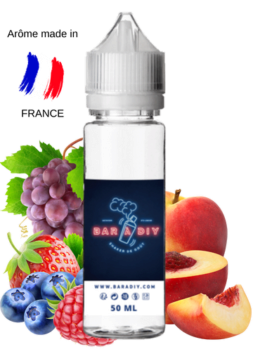 E-liquide Les Fruits d'Eden Fruits rouges Pêche Raisin de Le Coq qui Vape® | Bar à DIY®