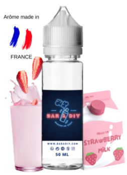 E-liquide Lait Fraise Milky de Le Coq qui Vape® | Bar à DIY®