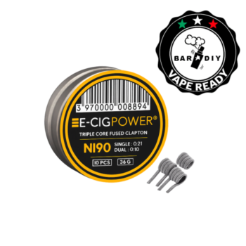 Pack of 10 coils Fumytech Clapton SS316 26GA+34GA 0,4Ω