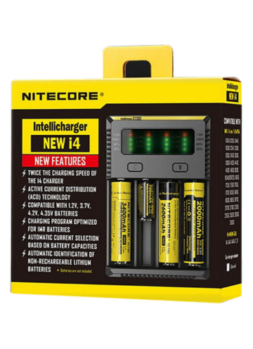 GIFTS Chargeur Nitecore New I4 Intellicharger