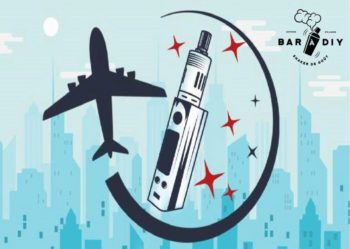 E-liquid and electronic cigarette on a plane: our advice for you