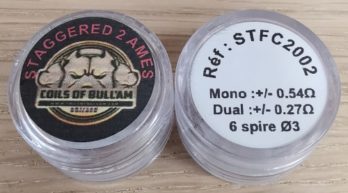 Coil Staggered Fused Clapton 2 Ames 28/38 Coil Staggered Fused Clapton 2 Ames 28/38