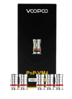 Pack of 5 coils Voopoo Pnp VM4 0,6Ω 0,6Ω